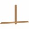 Ekena Millwork Eugene Smooth Timber Gable Bracket, Western Red Cedar, 96"W x 44"H x 3 1/2"D x 3 1/2"F, 11/12 Pitch GBW096X44X0404EUG00SWR - alternate 3